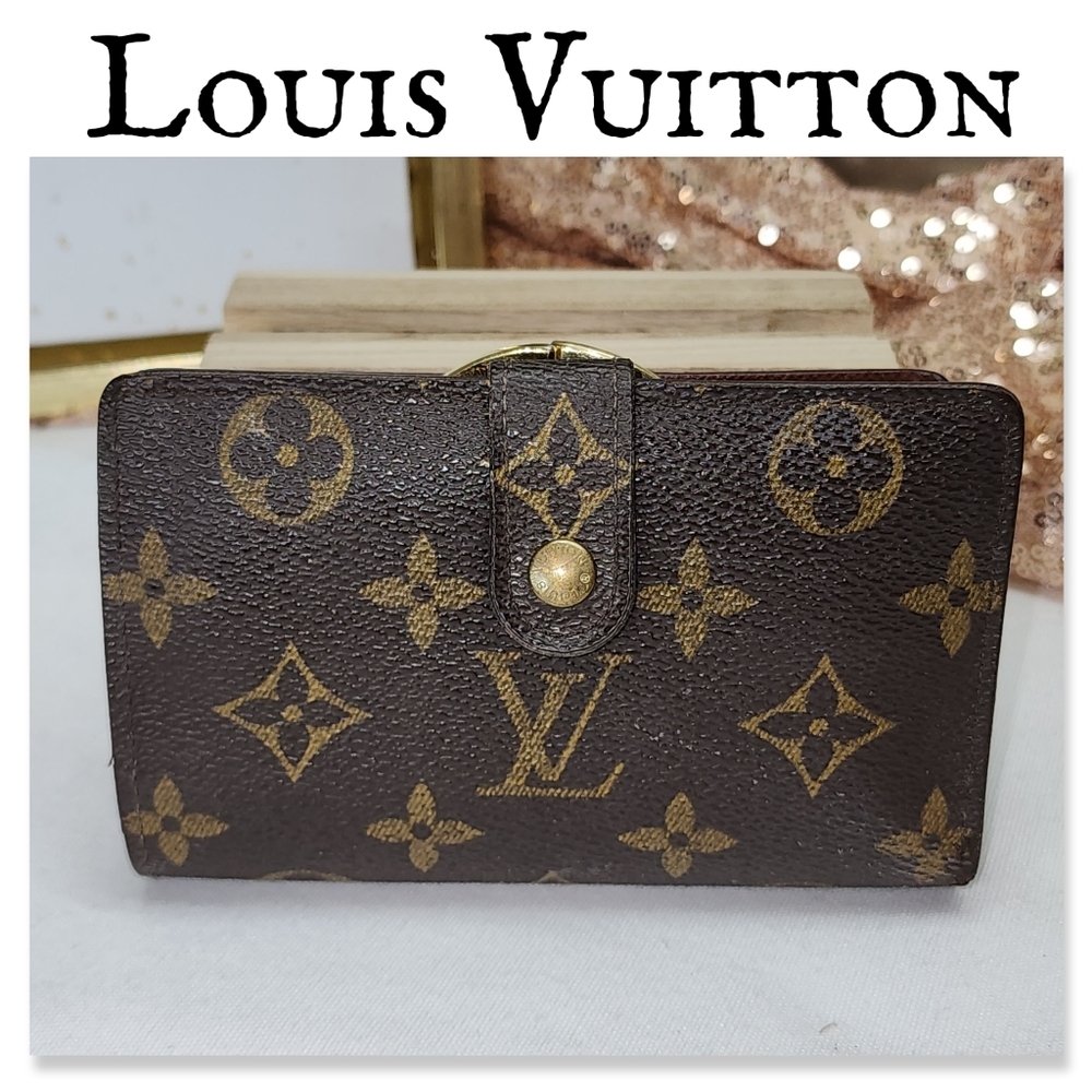 Authentic Louis Vuitton Monogram French Kiss Wallet
